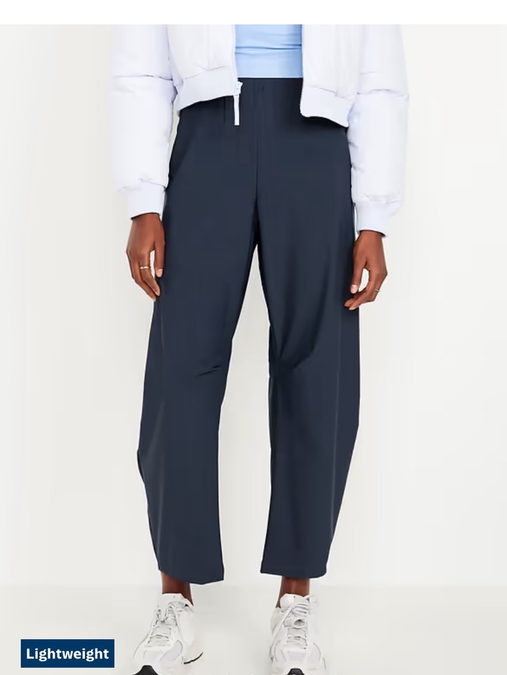 Old Navy High-Waisted SleekTech Barrel Ankle Pants